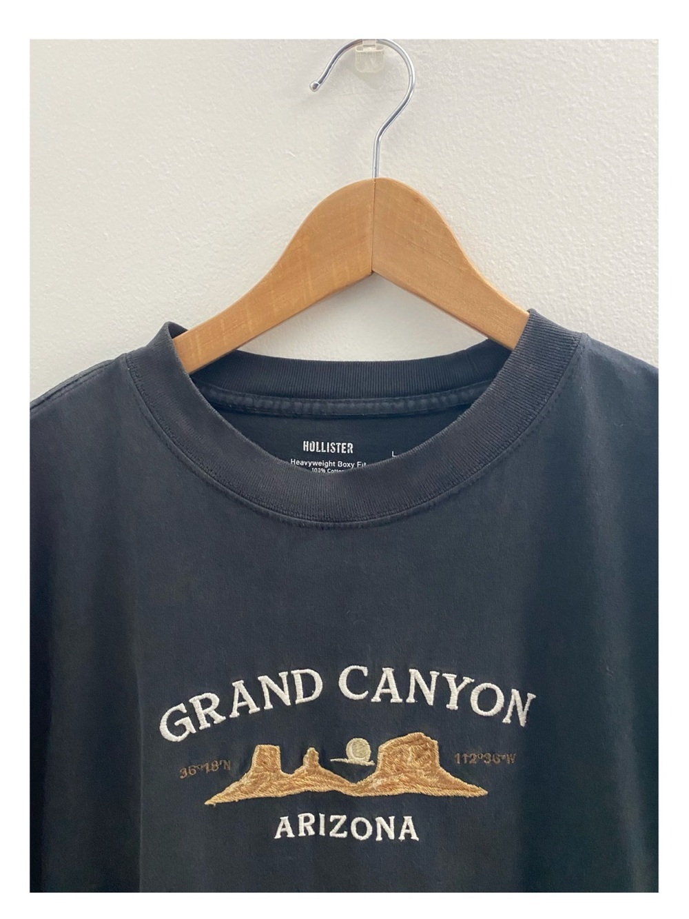 Hollister Grand Canyon Arizona Heavyweight Tee Size Large 100% Cotton
